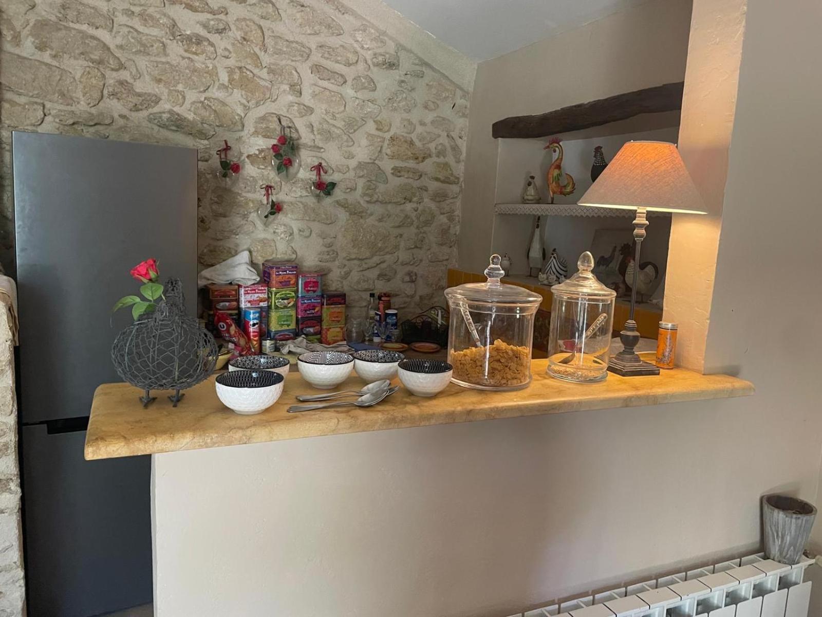 ルールマラン Mas De Foncaudette Bed & Breakfast エクステリア 写真