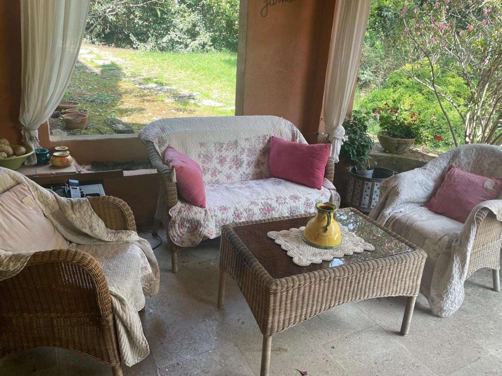 ルールマラン Mas De Foncaudette Bed & Breakfast エクステリア 写真